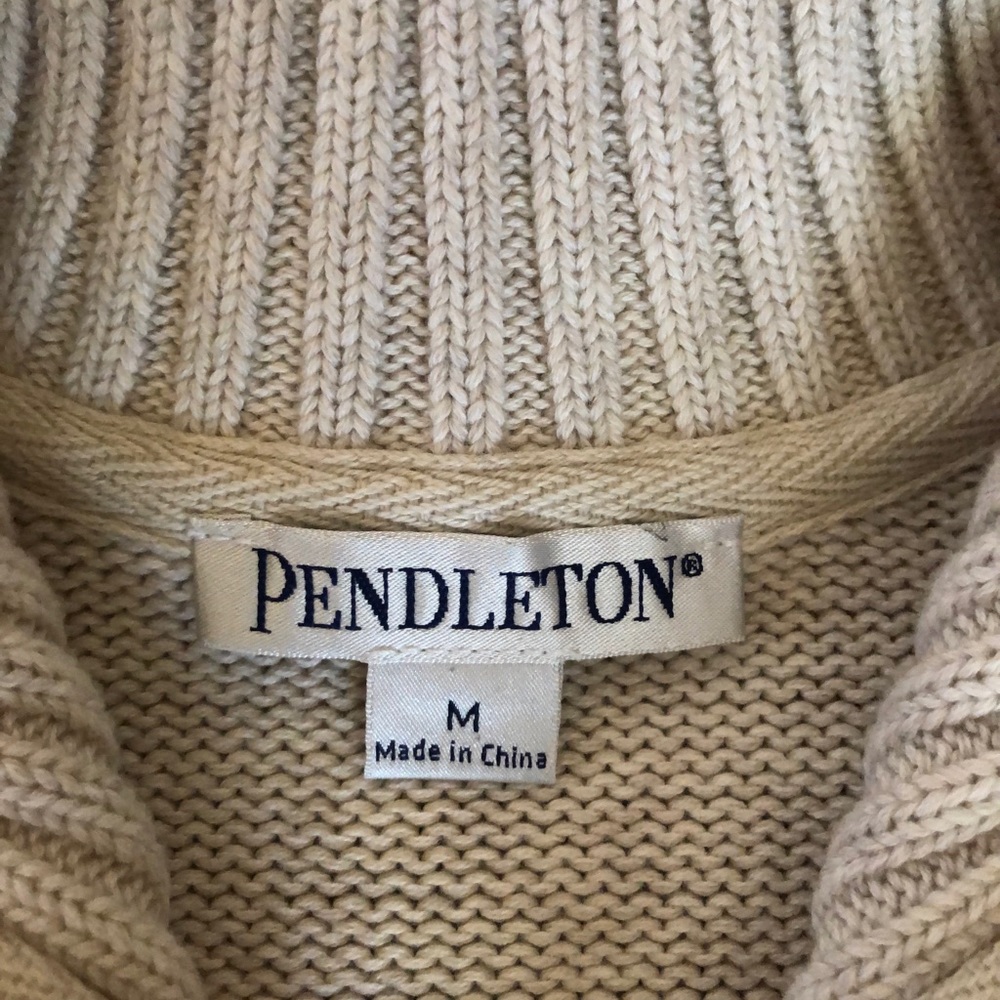 Pendleton zip up Cardigan - Picture 3 of 5